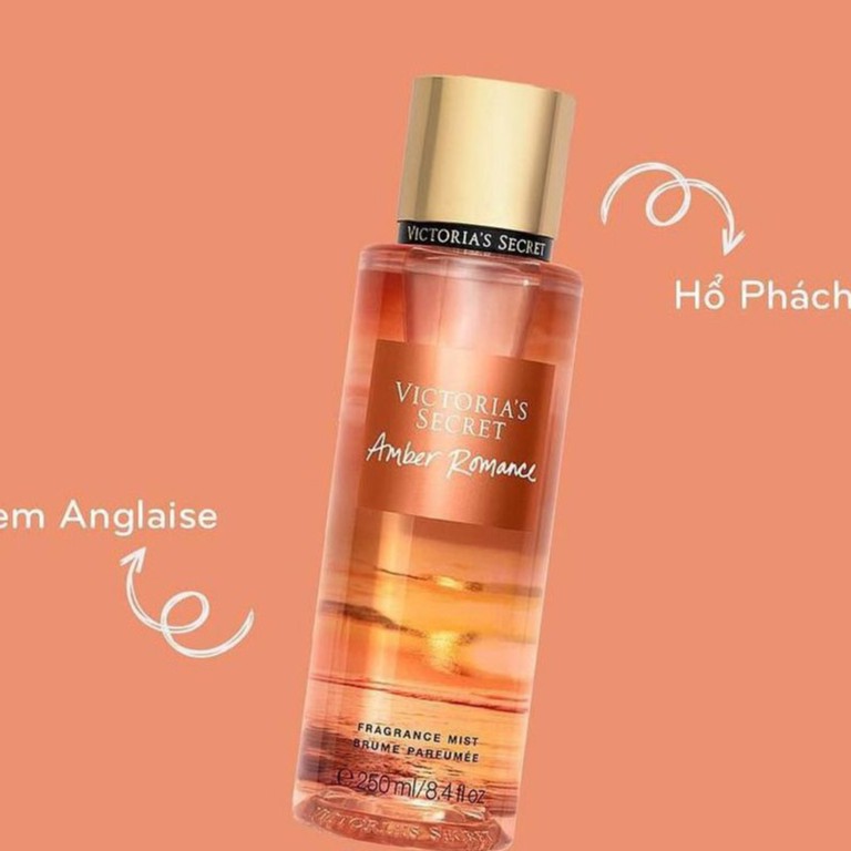 ♯𝐛𝐨𝐝𝐲𝐦𝐢𝐬𝐭𝐚𝐮𝐭𝐡♯ Amber Romance - Mini 30ml Xịt Thơm Toàn Thân Body Mist Victoria's Secret [𝐌𝕚𝐧𝕚 𝐂𝕙𝐢𝕖𝐭 30𝕞𝐥] | Thế Giới Skin Care