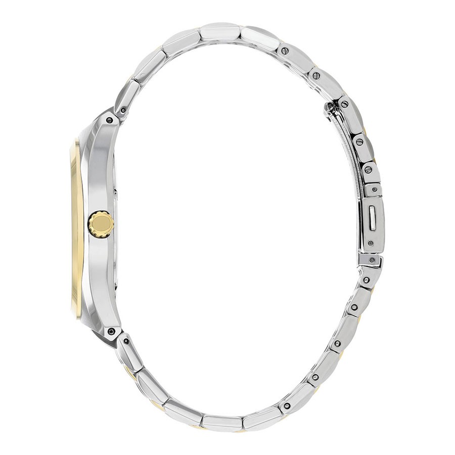 Đồng Hồ Đôi Citizen Dây Kim Loại Eco-drive BM7334-66L (Nam) EW2294-61L (Nữ) - Mặt Xanh