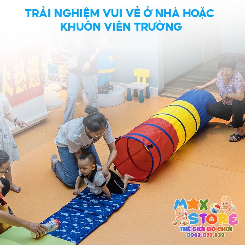 Ống chui vận đông 2 đầu cho bé
