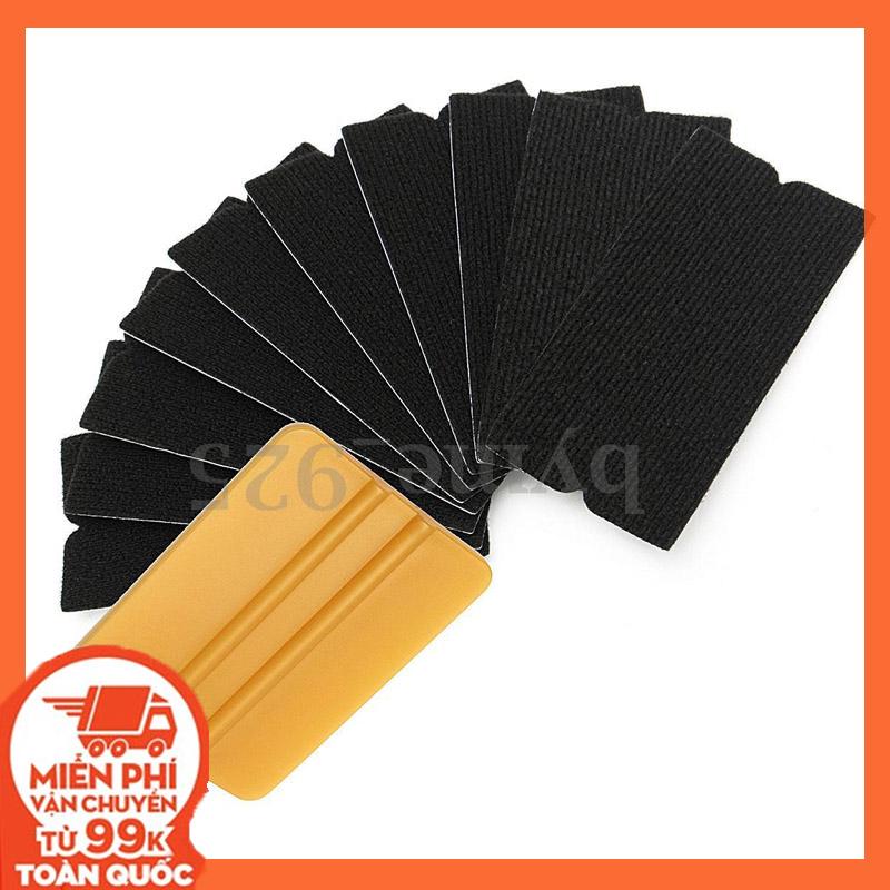 Miếng cào phim dán tiện lợi và 10 miếng vải nỉ thay thế