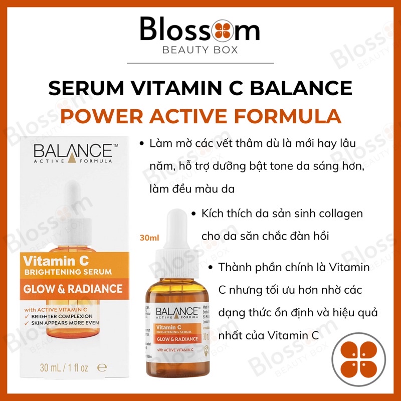 Tinh chất dưỡng da Vitamin C Power Serum Balance Active Formula