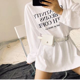 Túi belt bag đeo bụng mini mẫu mới ( sẵn trắng)