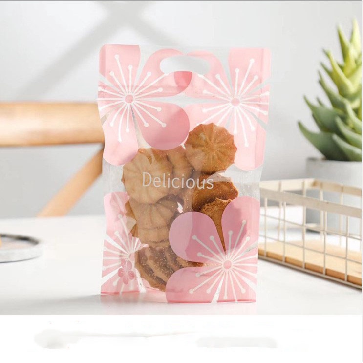 Túi zip đựng bánh, đóng gói nướng bánh quy, kẹo hạnh nhân, nhiều mẫu - VUA BAO BÌ