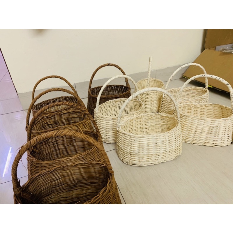 Giỏ mây tre đan KT 27 *22 *17