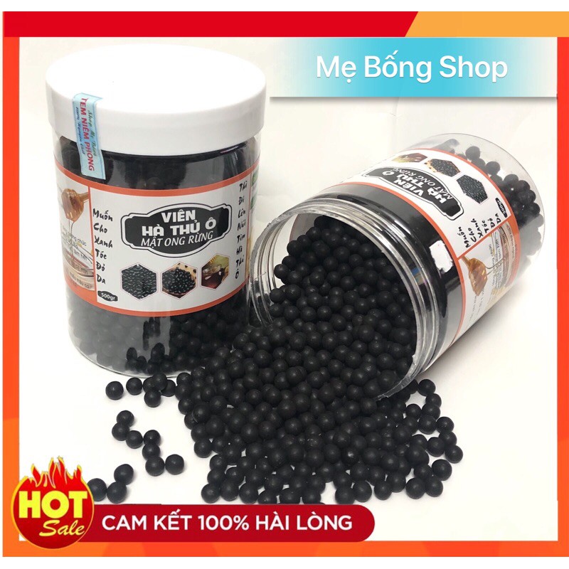 [Mã GROSALE2703 giảm 8% đơn 250K] 1kg viên hà thủ ô mật ong hỗ trợ giảm tóc bạc, kích thích mọc tóc -Shop Mẹ Bống