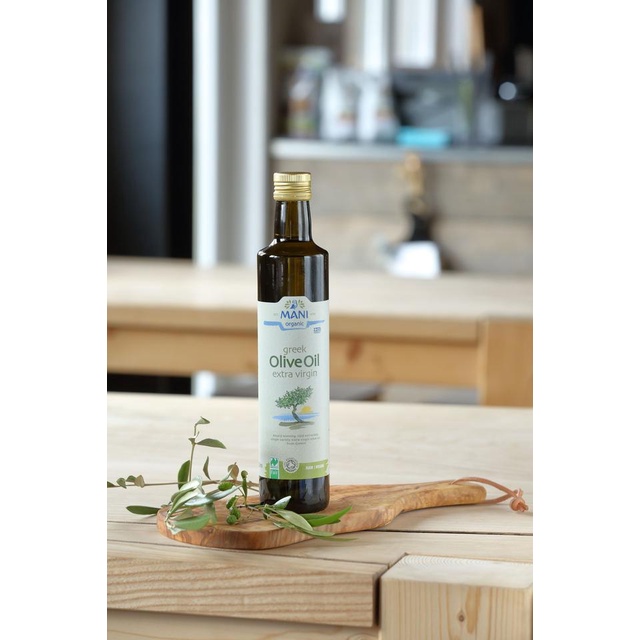 Dầu Ăn Dặm Hữu Cơ, Dầu Olive Extra Virgin Nguyên Chất, Ép Lạnh Mani 250ml