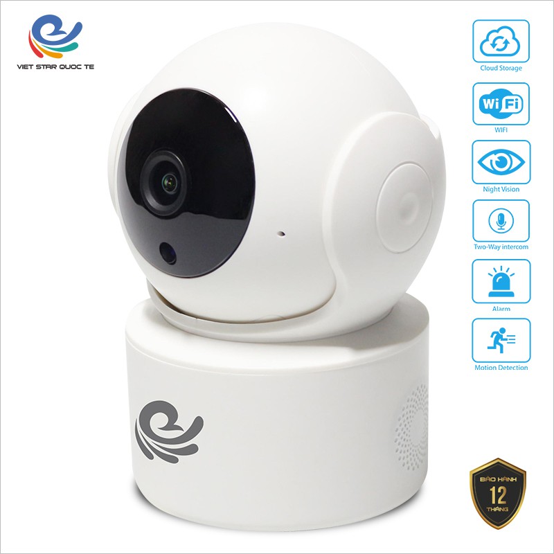 [COMBO KÈM THẺ NHỚ] Camera wifi quan sát trong nhà CC2021 2.0MPx, sử dụng phần mềm CARE CAM Full HD 1080p.  CC2021