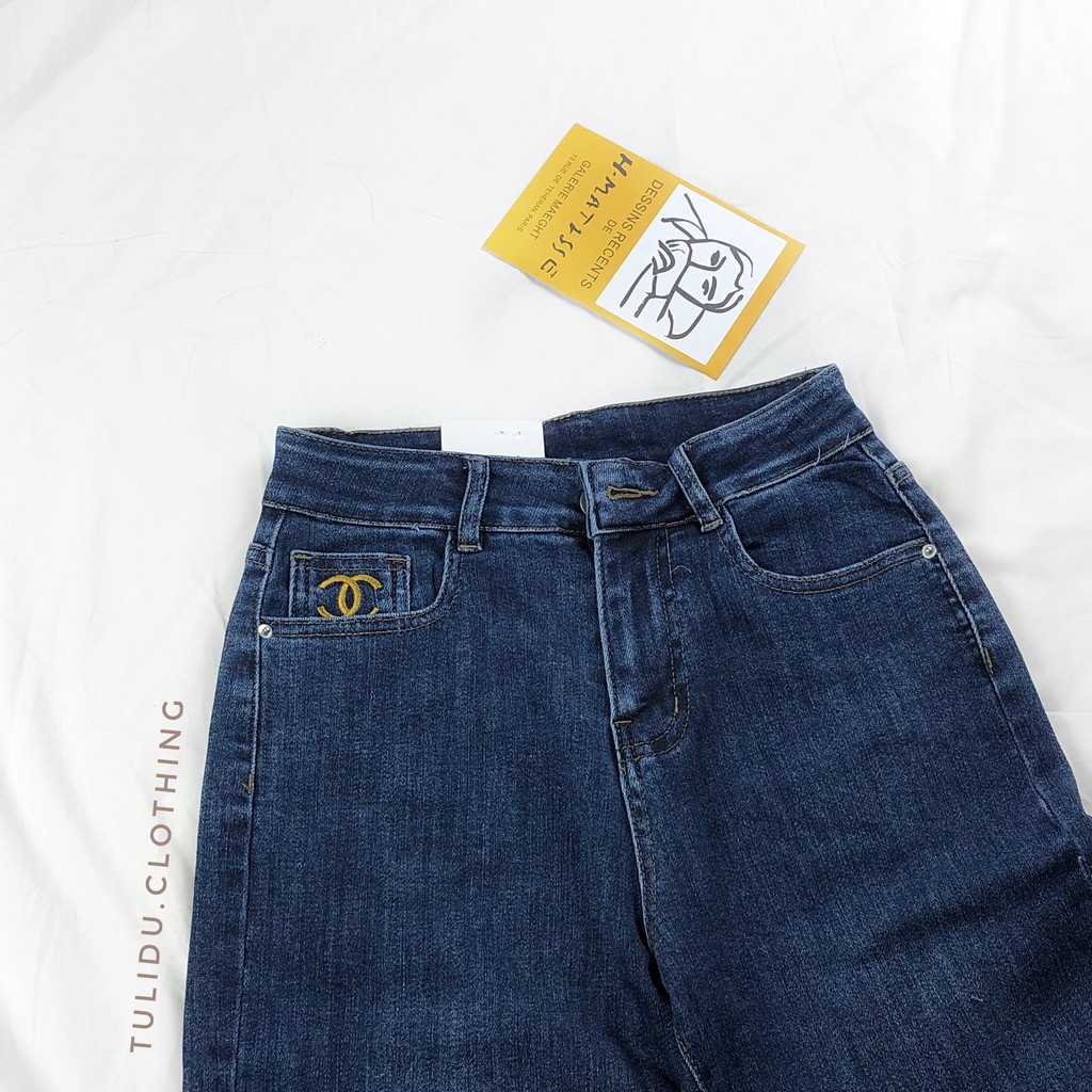 Quần Jean Nữ Dáng Baggy Cạp Lưng Cao Trơn 🥑 Hàng Cao Cấp 🥑 Quần Bò Nữ Co Giãn [Ảnh thật] #BY88.11 | BigBuy360 - bigbuy360.vn