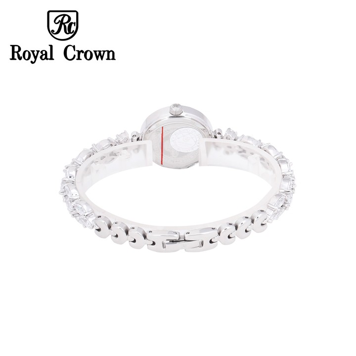 Đồng Hồ Nữ Chính Hãng Royal Crown 2505 Dây đá vỏ trắng