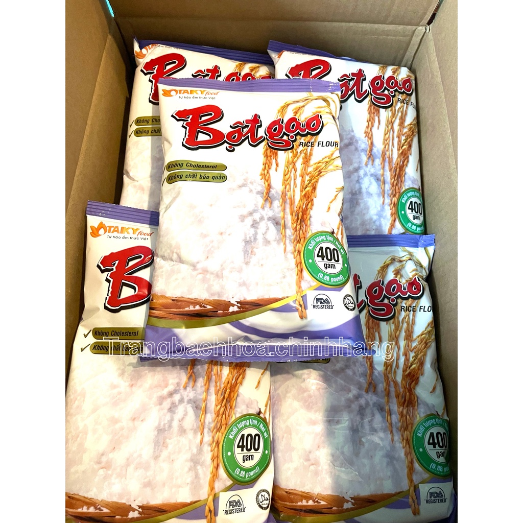 (Có hỏa tốc) Bột gạo tẻ Tài Ký Food gói 400g hàng Việt Nam chính hãng