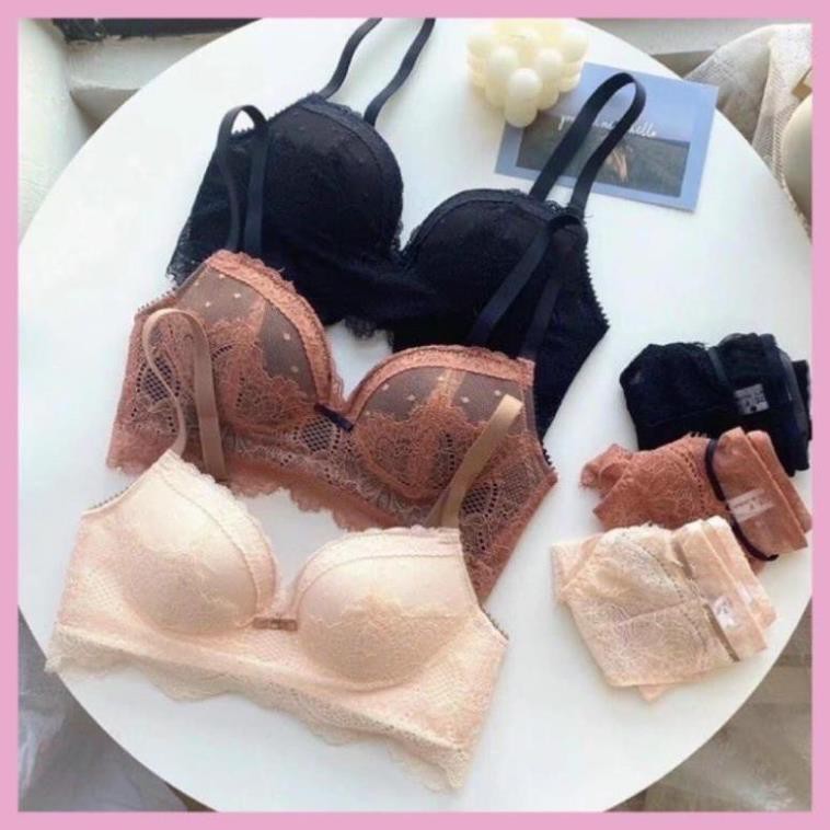 [Sale Lỗ] Sét Bộ Lót Ren mút vừa ren mềm