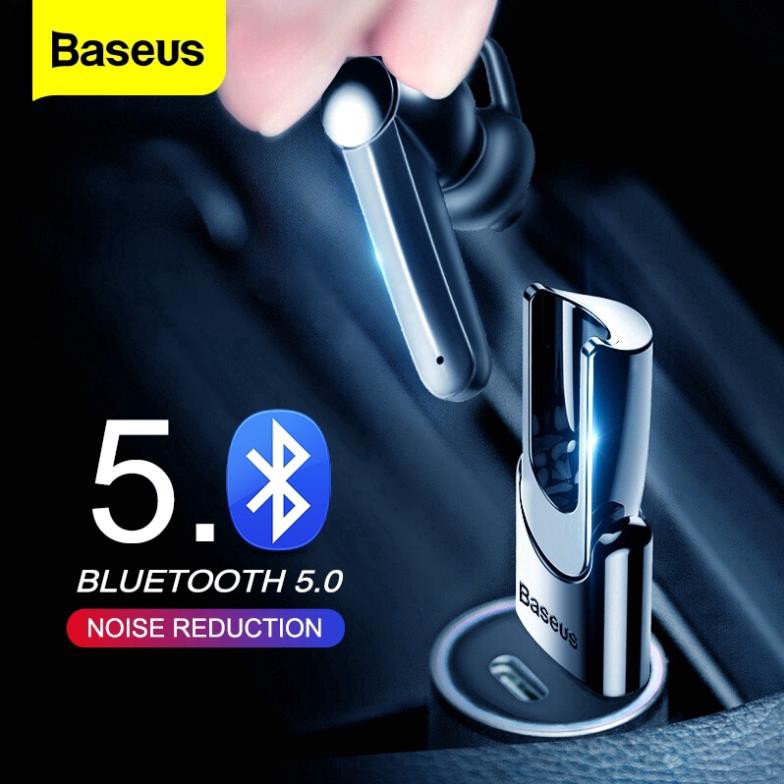 Tai nghe không dây Bluetooth Baseus âm thanh nổi từ tính có sạc USB cho điện thoại di động Android/iPhone