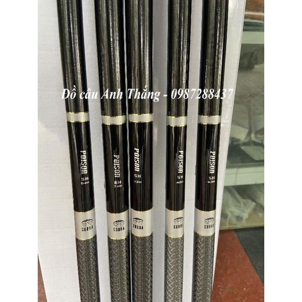 Cần câu tay Cobra Poison