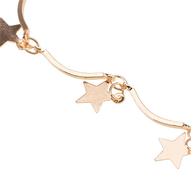 Vòng cổ trang trí tua rua hình sao và trăng xinh xắn cho nữ