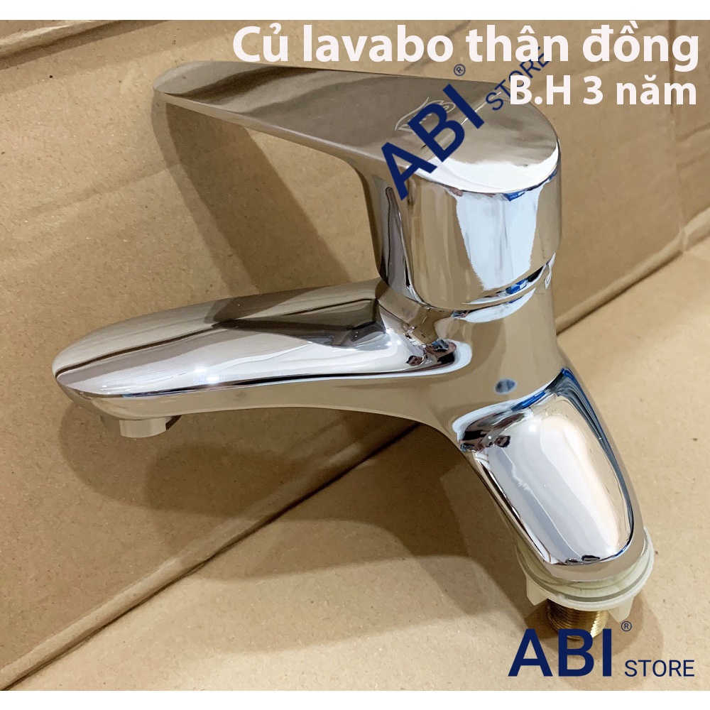 Củ vòi lavabo nóng lạnh 3202, SL15 Việt Nam cao cấp ( củ vòi chậu rửa mặt đồng mạ crome ) hàng đẹp