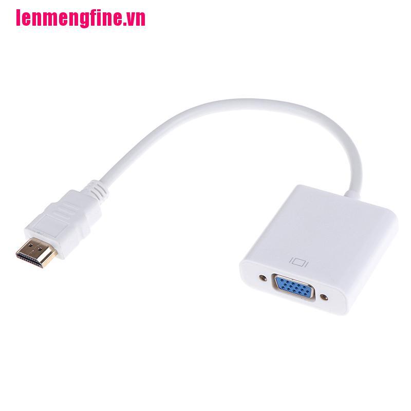 1 Bộ Chuyển Đổi Hdmi Sang Vga Hd 1080p - Màu Trắng