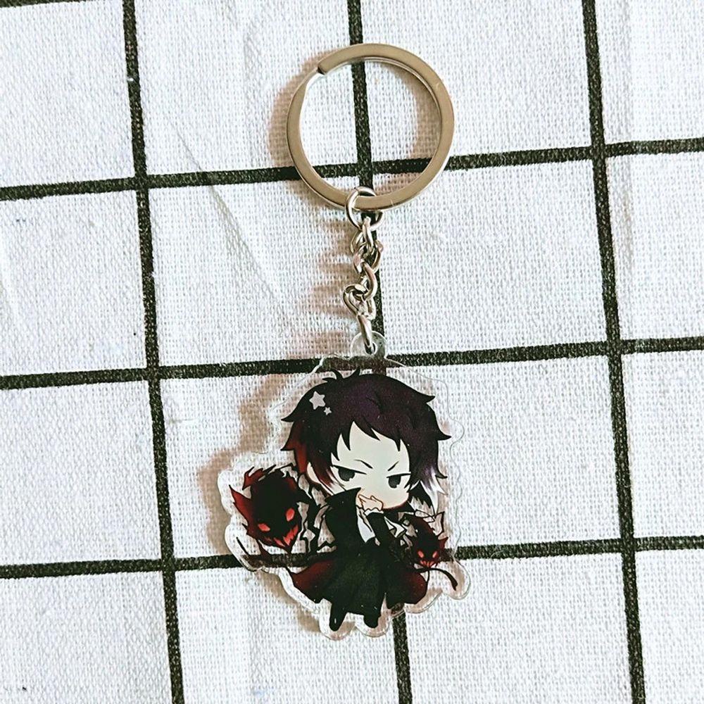 Móc Khóa Trong Suốt Hai Mặt Hình Chú Chó PEWANY Bungo Stray Dogs