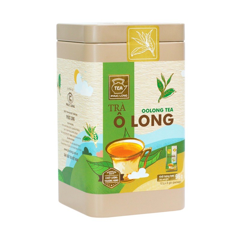 Trà Ôlong Phúc Long thượng hạng 80g và 96g