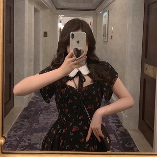 Đầm hoa nhí chocker bigsize (55->90kg)