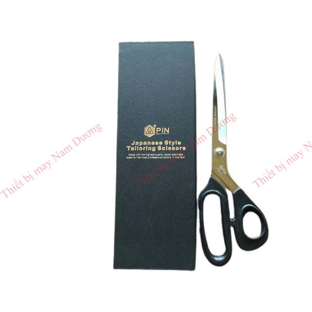 Kéo thép trắng cán đen cắt vải cao cấp hãng Pin