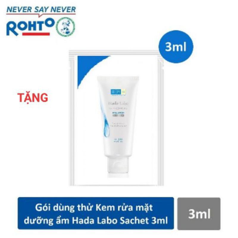 Sữa rửa mặt Hadalabo dưỡng ẩm 3ml