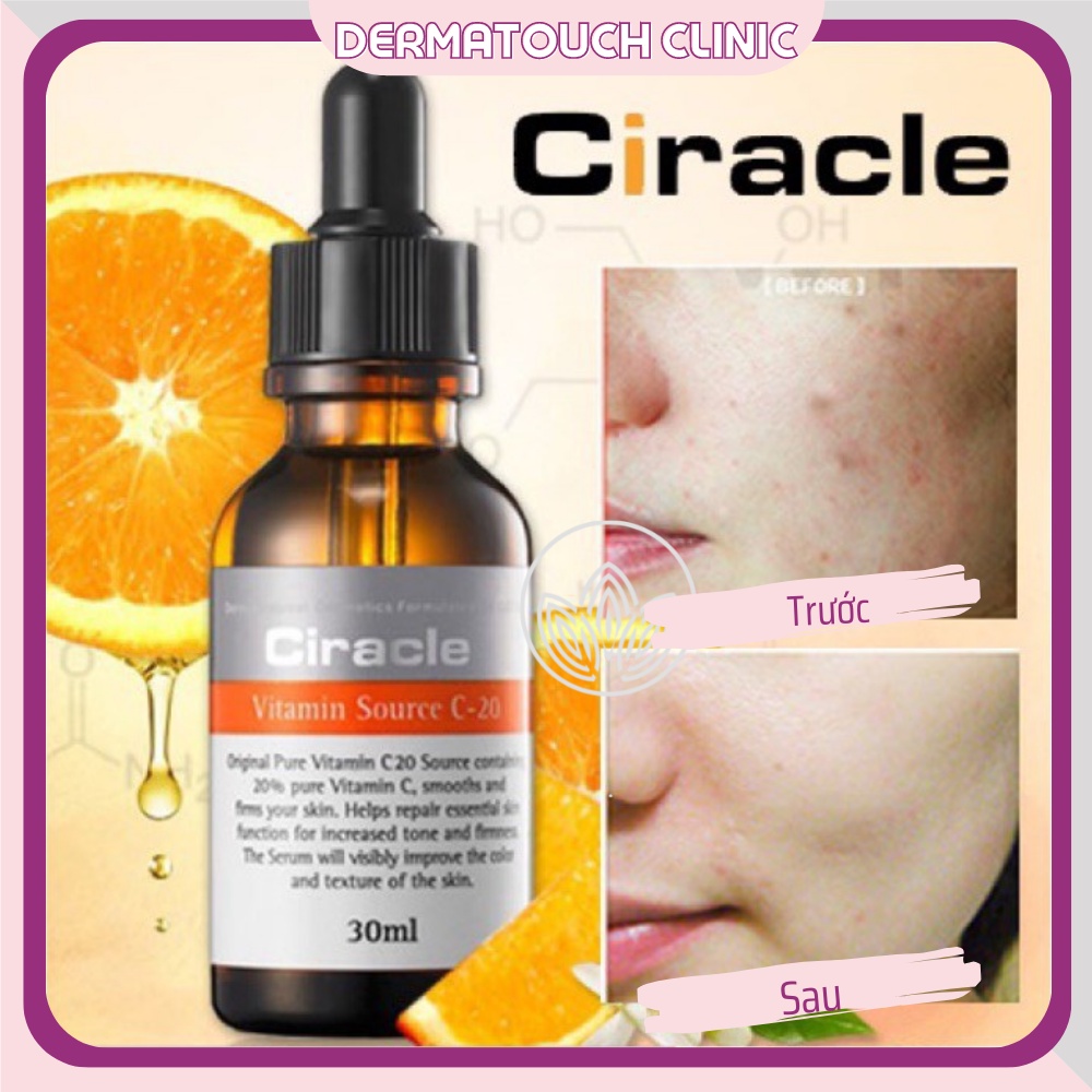 ✅[Chính Hãng] Vitamin C 20 Source Ciracle dưỡng trắng da