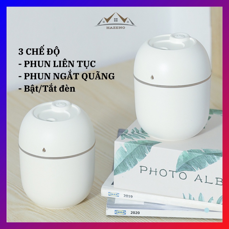 Máy Xông Tinh Dầu Mini Máy Tạo Ẩm Phun Sương Khuếch Tán Tinh Dầu Đuổi Muỗi Tỏa Hương Thơm Dùng Cho Phòng Ngủ Và Xe Hơi