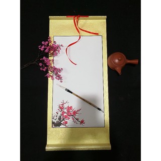 Giấy biểu lụa viết thư pháp 35x85cm