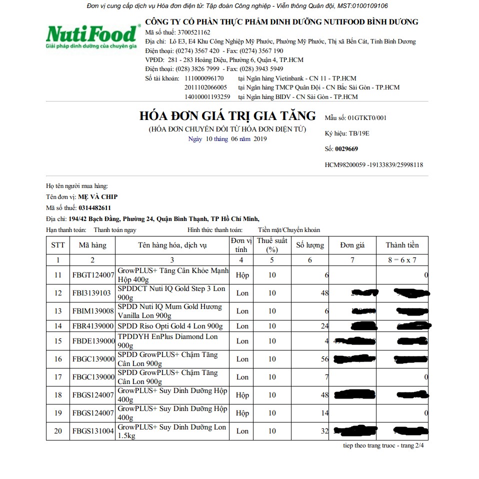 Thùng sữa GROW PLUS ĐỎ bao bì mới 48 hộp - 110ml