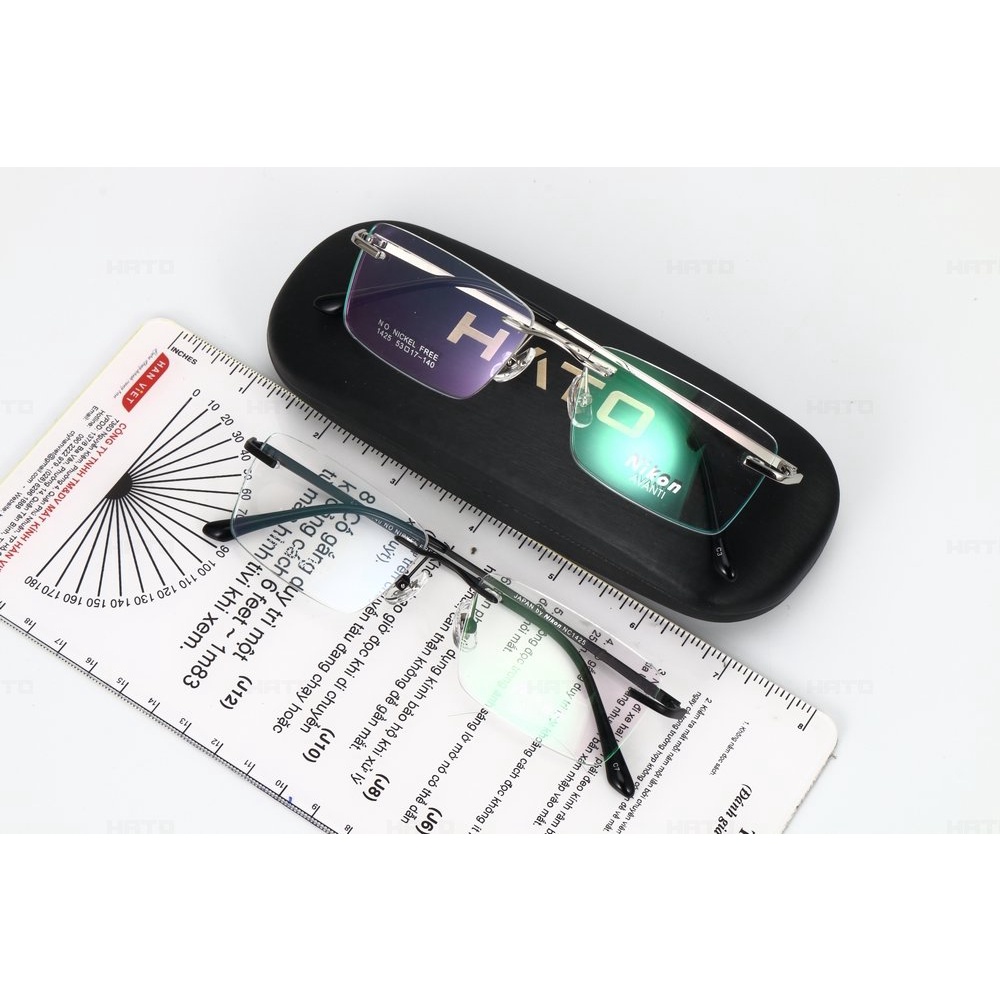 Gọng Kính Khoan Không Viền Hợp Kim Nam Nữ Avanti NC 1425