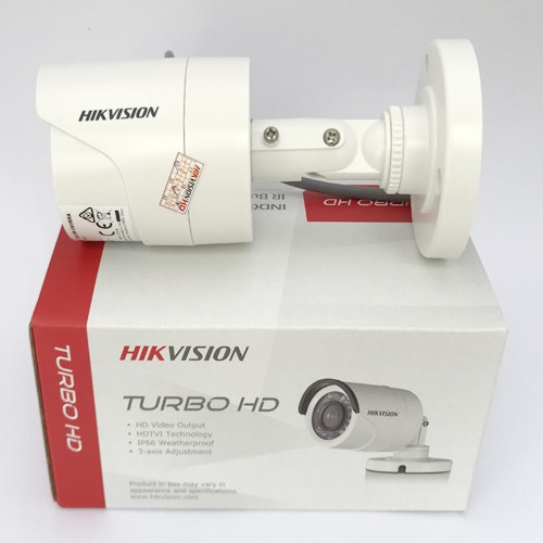 Camera Hikvision HD-TVI 720P thân trụ hồng ngoại 20m; vỏ nhựa