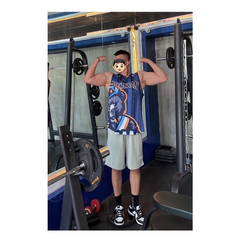 Áo Bóng Rổ Không Tay Thoáng Khí In Hoạ Tiết Đơn Giản Trẻ Trung Dành Cho Nam Và Nữ