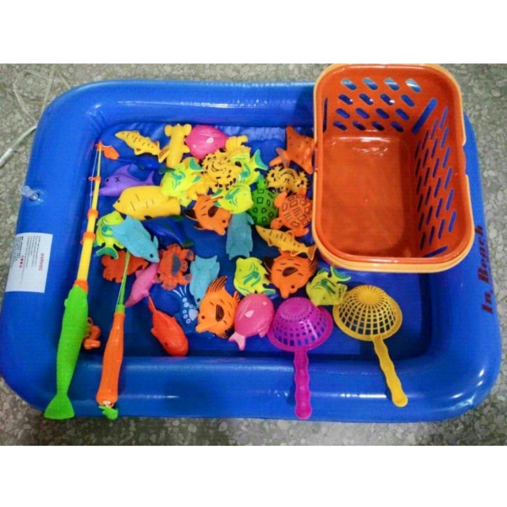 Đồ chơi câu cá cho bé dạng bể phao