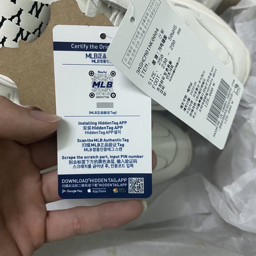 Giày MLB Bigball Chunky Mono LT New York Yankees - Giày sneaker MLB nam nữ chính hãng