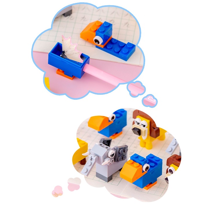 Đồ chuốt bút chì Lego lắp ráp xếp hình