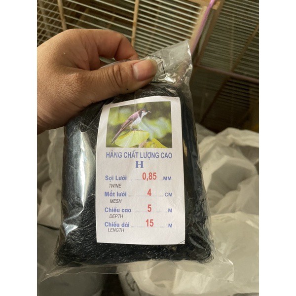 Lưới Bẫy Tàng Hình Hàng Thái Lan Nhiều Kích Thước, Bắt Các Loại Chim Chào Mào, Chim Ri + Chim Trao Trảo + Khuyên...