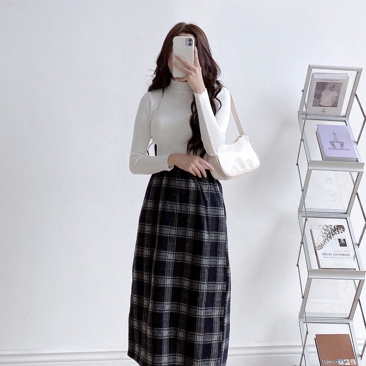 Áo len mỏng ôm body cổ tròn 3 phân LYRA, mongtoghi nữ basic cổ tròn trơn trẻ trung,xinh xắn, dễ phối đồ-VSYAL0002 | BigBuy360 - bigbuy360.vn