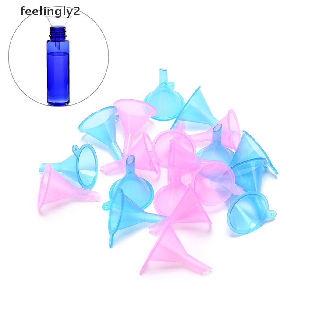 Bộ 10 Phễu Nhựa Nhỏ Dùng Trong Phòng Thí Nghiệm