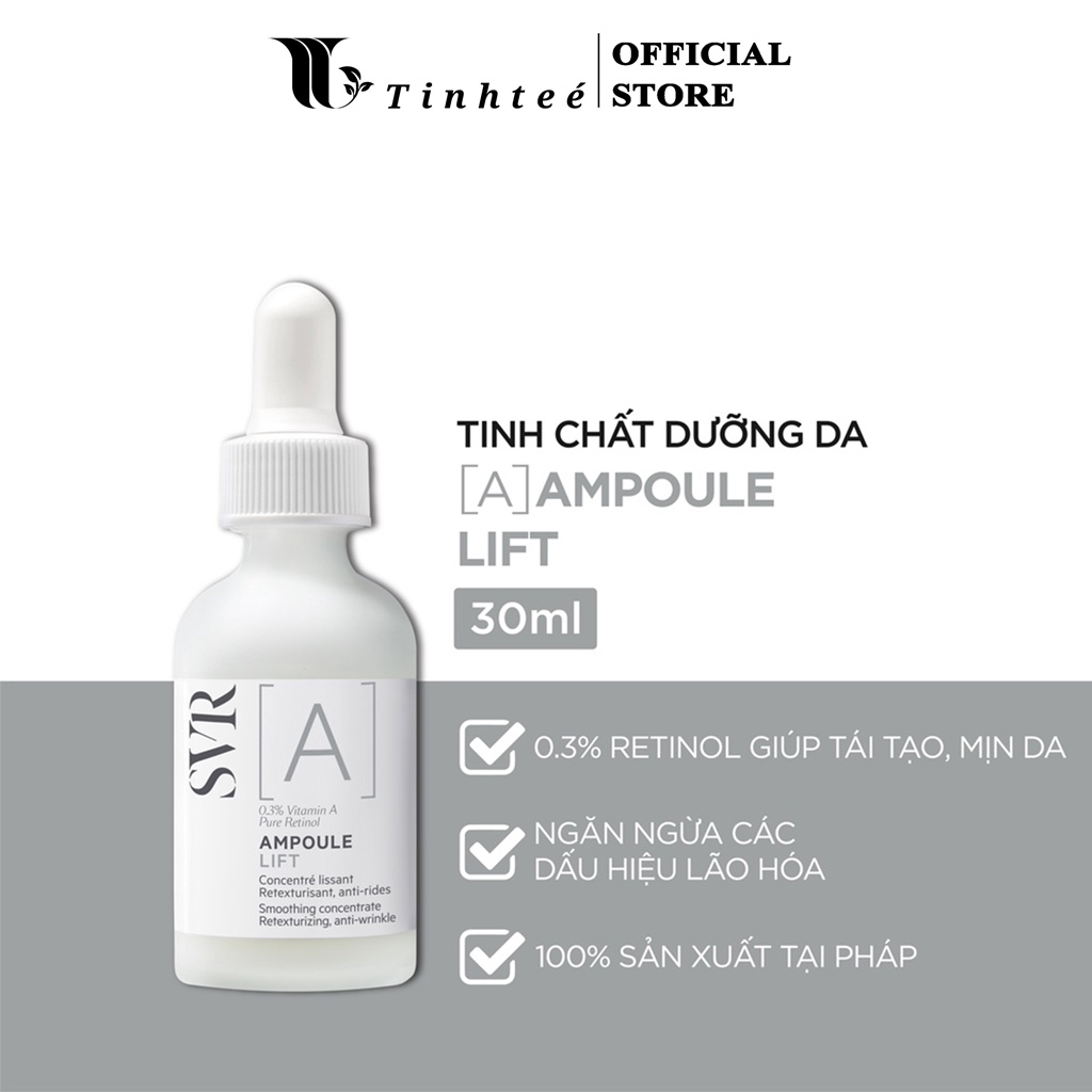 Tinh chất cho da lão hóa, da không đều màu Vitamine A RETINOL 0.3 SVR [A] Ampoule Lift 30ml