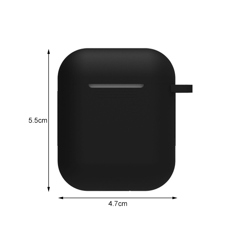 Bộ phụ kiện vỏ silicone bảo vệ chống thất lạc cho hộp sạc tai nghe AirPods | BigBuy360 - bigbuy360.vn