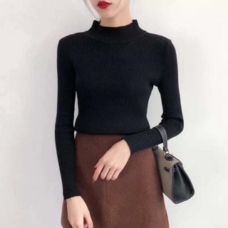 Áo len nữ cổ 3p