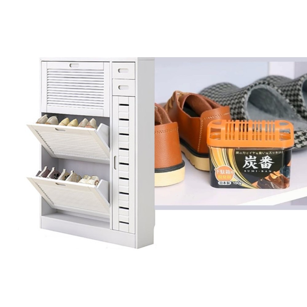 Hộp sáp khử mùi tủ giày 150g, công nghệ khử mùi nano và than hoạt tính⚡𝗙𝗥𝗘𝗘 𝗦𝗛𝗜𝗣 ⚡giúp cho tủ giày của bạn không