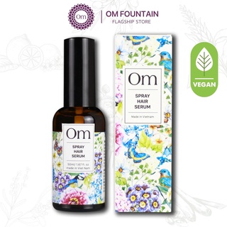Tinh chất ngừa rụng và kích thích mọc tóc Chiết xuất Cúc Vạn Diệp Hair Serum 30ml 50ml - Om Fountain