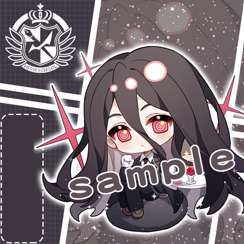 Móc Khóa Hai Mặt Bằng Acrylic Hình Nanami ChiaKi Nagito Komaeda Dễ Thương