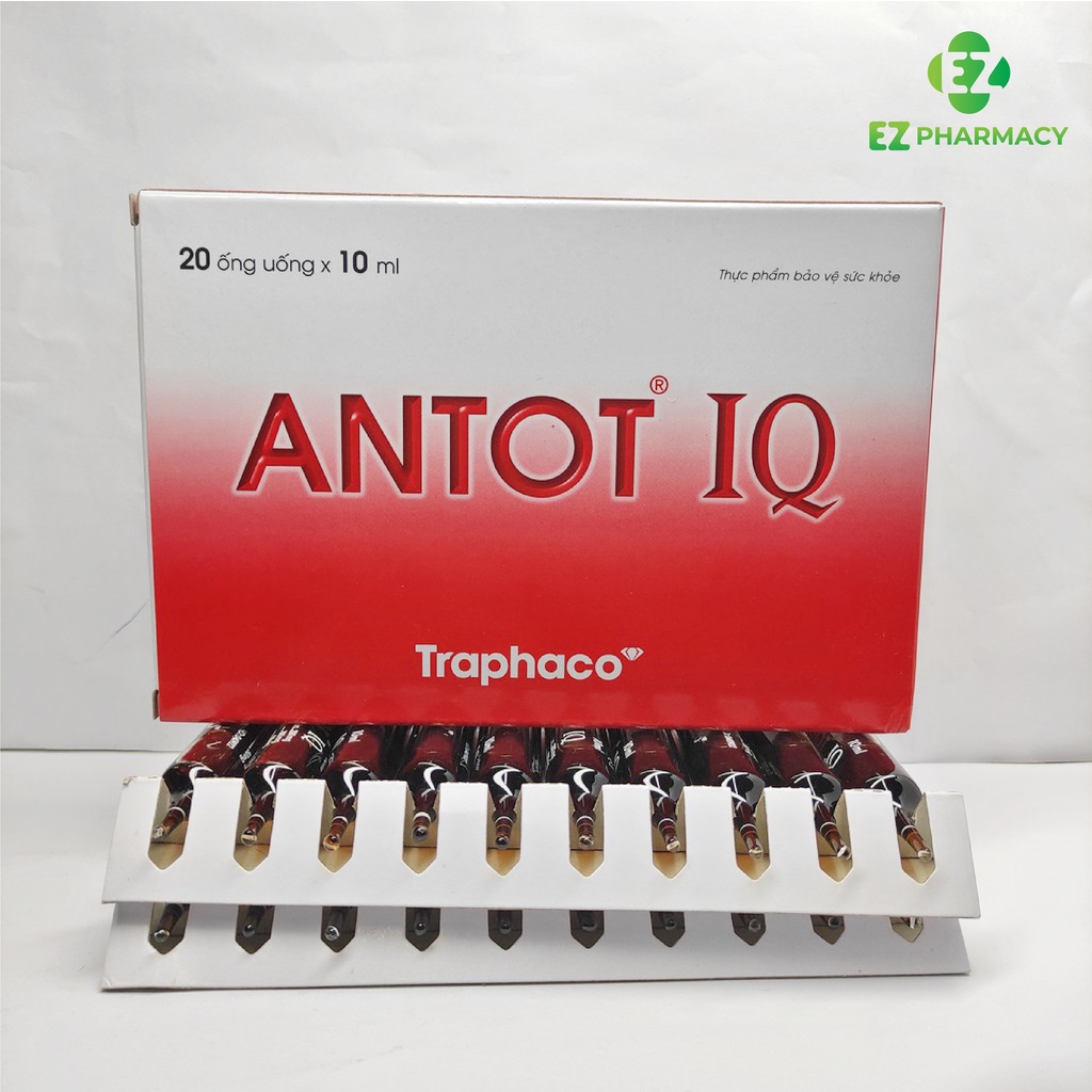 Siro Antot IQ Traphaco – Bồi bổ sức khỏe, tăng cường trí tuệ Hộp 20 ống 10ml