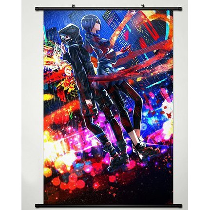 Poster vải anime Tokyo Ghoul 02 30x45 tranh vải