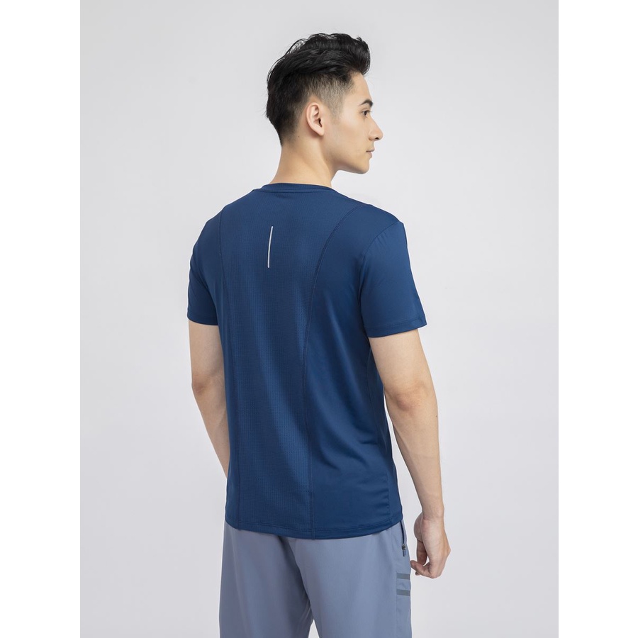 Áo phông nam Aristino  dáng slimfit cổ tròn vải thoáng mát co giãn nhẹ bền màu ATS016S1