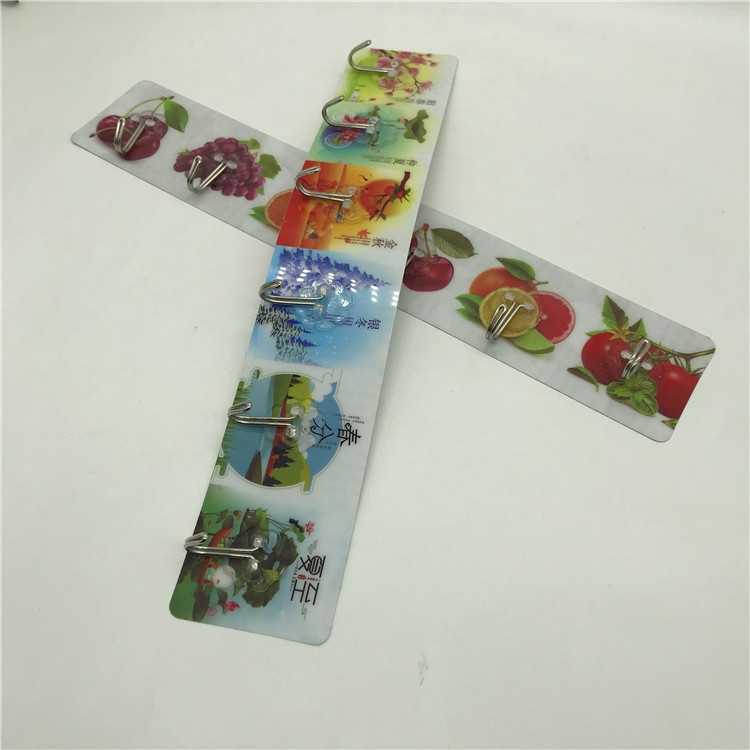 Thanh 6 móc dán tường siêu dính