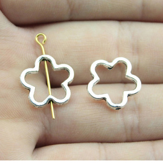 CHARMS CHARMS Bộ 20 Mặt Dây Chuyền Hình Hoa Xinh Xắn 16x16mm