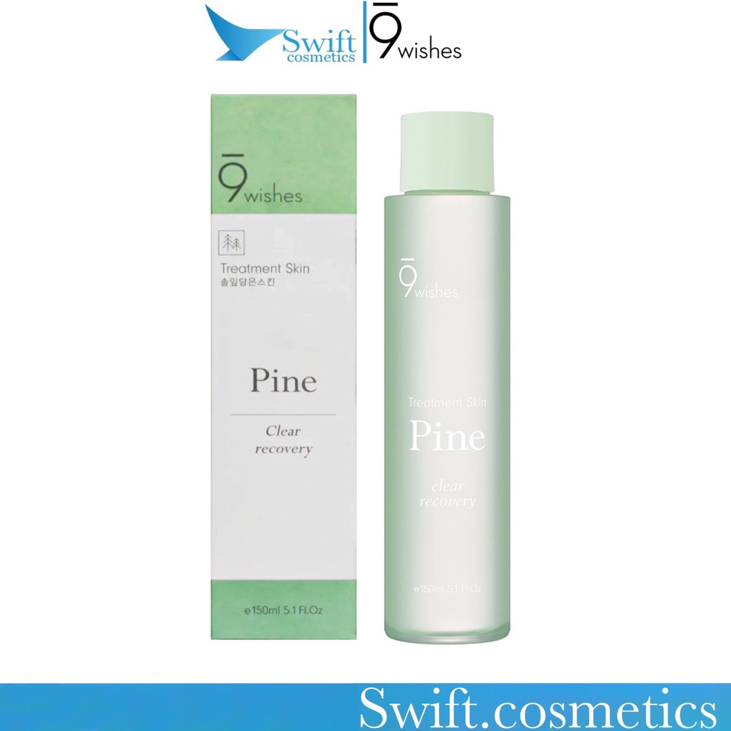 Nước Hoa Hồng 9Wishes Pine Treatment Skin Clear Recovery 150ml